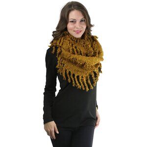 Women's Hobo Infinity Scarf - Mustard 4461